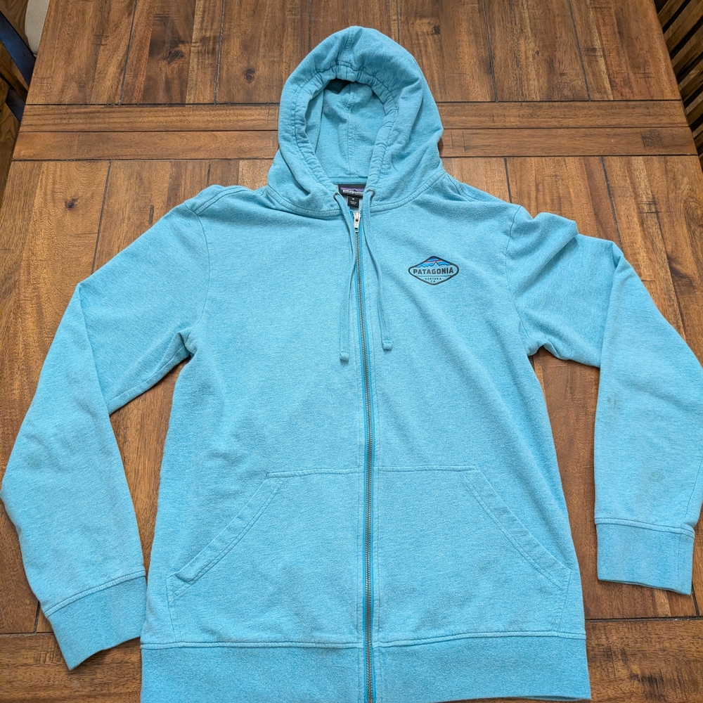 Patagonia Blue Logo Hoodie